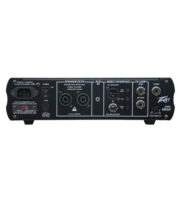 Peavey MiniMEGA 1000-Watt Lightweight Bass Amplifier Head