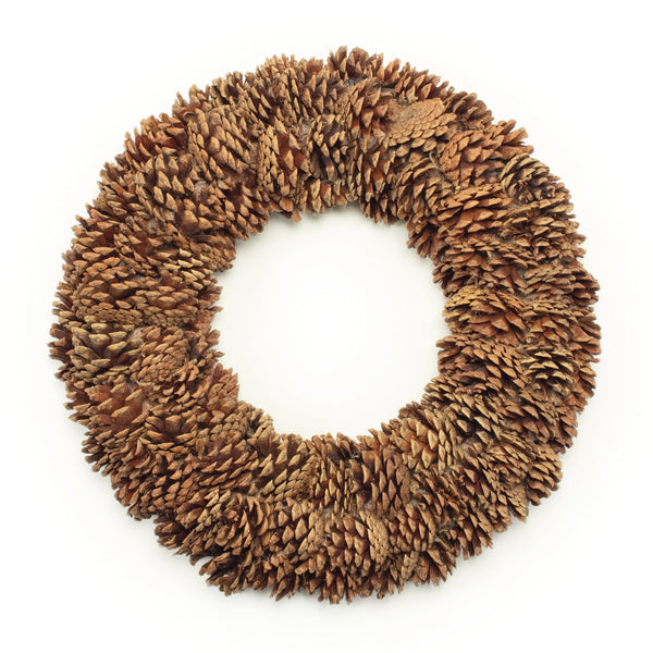 Melrose Natural Pinecone Wreath 18"D