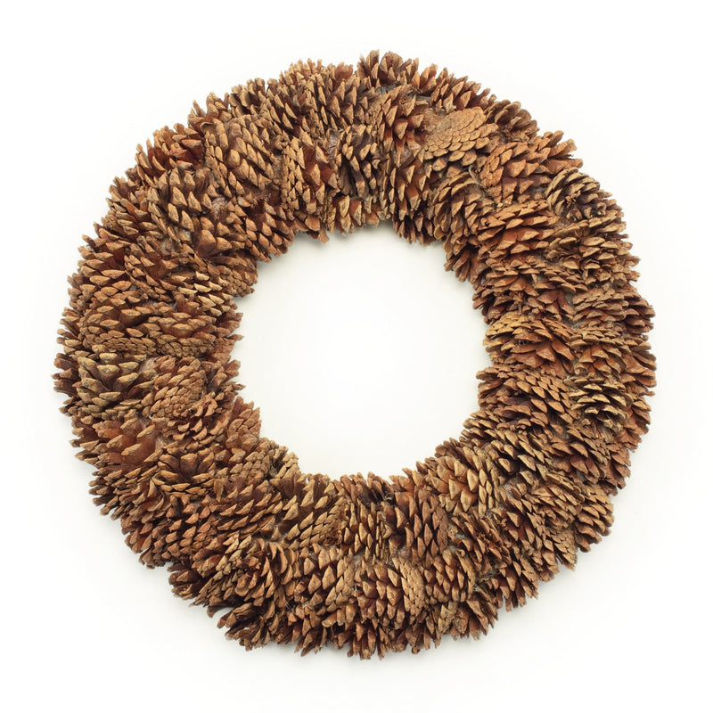 Melrose Natural Pinecone Wreath 18"D