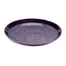 Melrose Round Etched Metal Tray 13.5"D