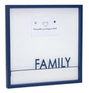 Melrose Family Magentic Memo Board 15.75"SQ Wall Decor, Nautical, Metal