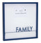 Melrose Family Magentic Memo Board 15.75"SQ Wall Decor, Nautical, Metal