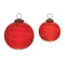 Melrose Ribbed Glass Ball Ornament (Set of 12)