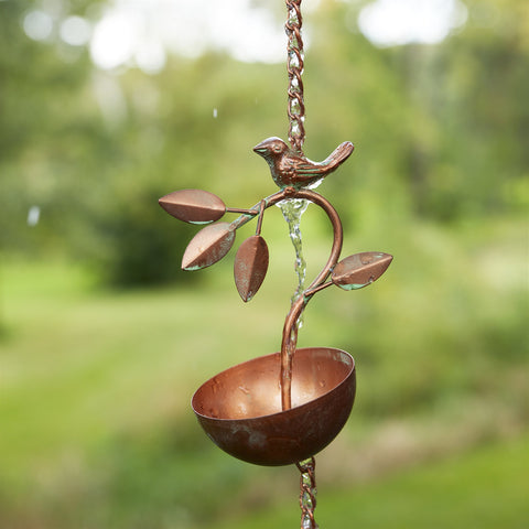 Melrose Humming Bird Rain Chain - Thumbnail 3