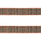 Melrose Checkered Woven Wired Ribbon (Set of 2)