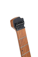 Cort Space 6GTR Multi-Scale Electric Guitar w/ Bag Semi Gloss Trans Black