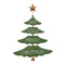 Melrose Christmas Pine Tree Wall Sign (Set of 2)