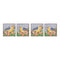 Melrose Framed Bird Canvas Block Wall Decor, Wood