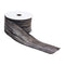 Melrose Metallic Black and Silver Ribbon (Set of 2) 2.5" x 10 Yds.