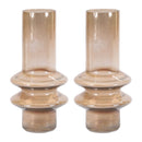 Melrose Modern Glass Cylinder Vase (Set of 2)