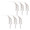 Melrose Snowy Hanging Pinecone Spray (Set of 6)