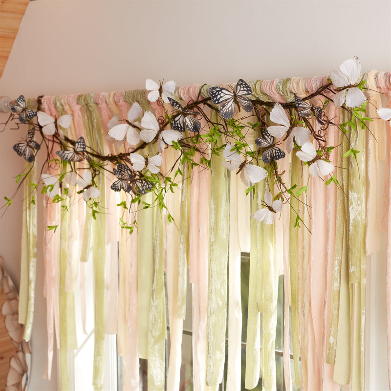 Melrose Mini Leaf Twig Garland (Set of 2)