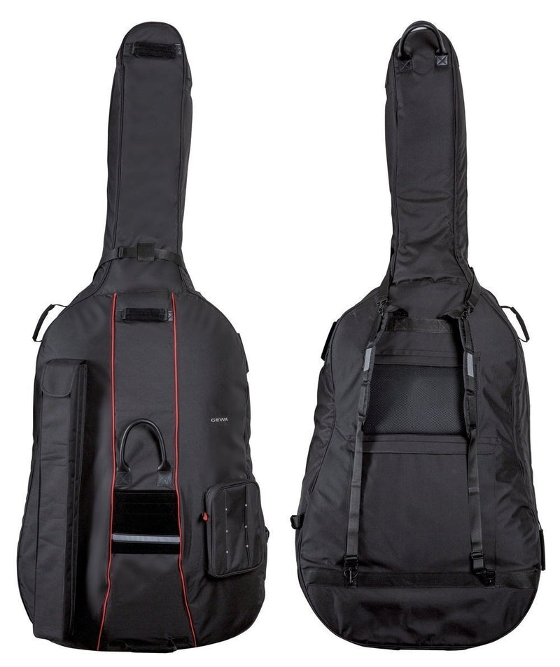 GEWA Prestige 4/4 Double Bass Gig Bag - 25mm Padding - Black