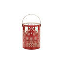Melrose Punched Metal House Lantern (Set of 3)