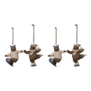 Melrose Skate and Snowboard Bear Ornament (Set of 4)