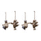 Melrose Skate and Snowboard Bear Ornament (Set of 4)