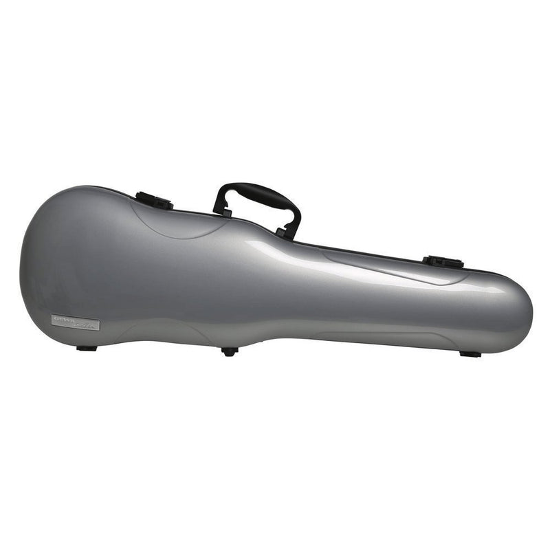 GEWA Air 1.7 4/4 Shaped Metallic Silver Violin Case w/ Thermoplast Shell