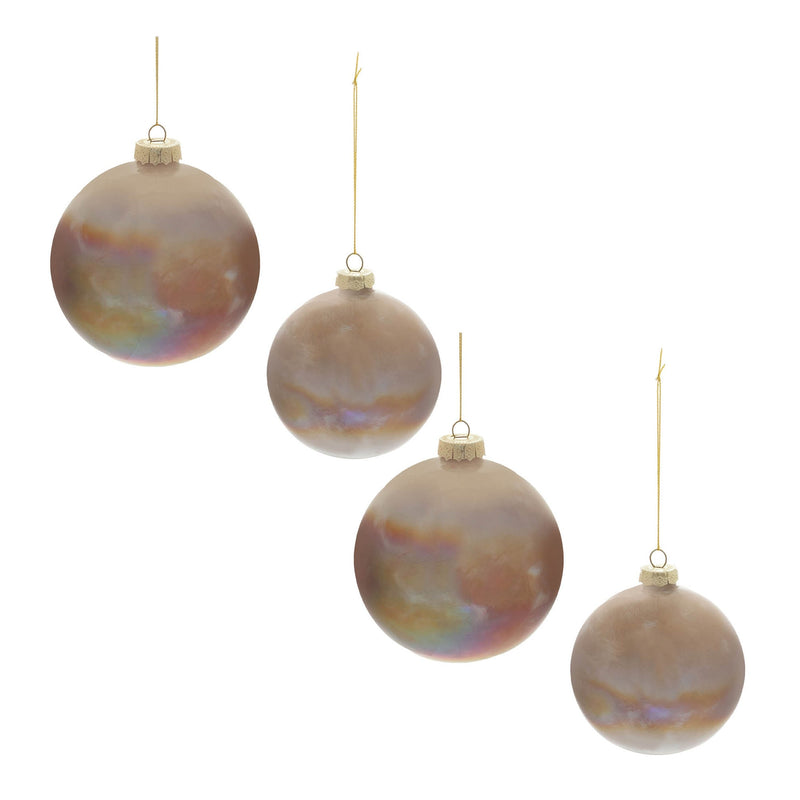 Melrose Iridescent Glass Ball Ornament (Set of 4)