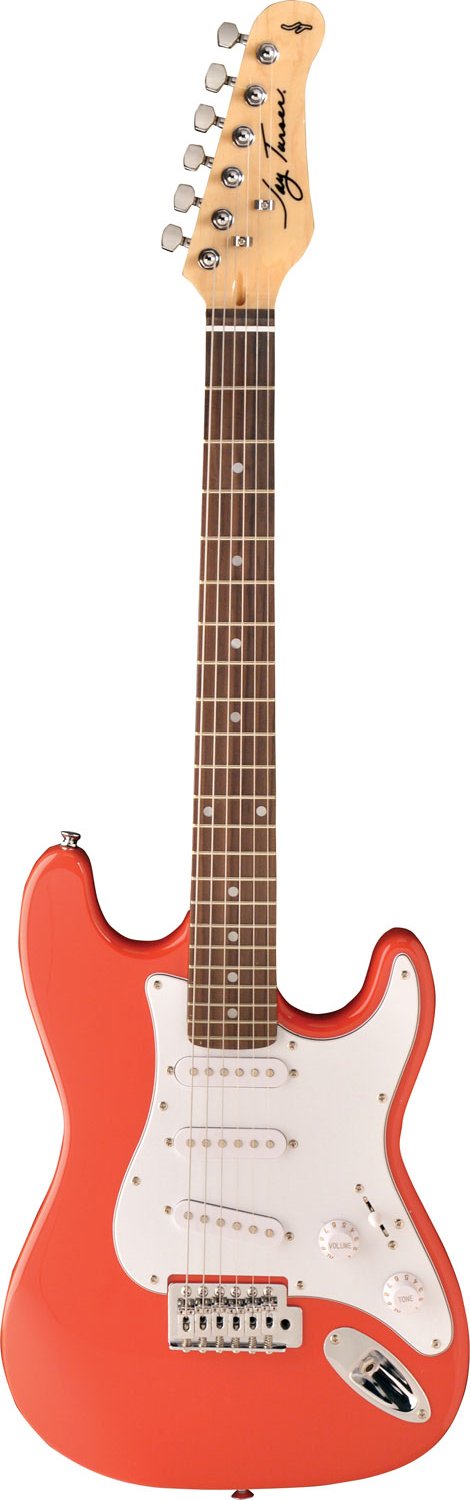 Jay Turser JT-30-MRD-A 3/4 Size Double Cutaway Electric Guitar - Metallic Red