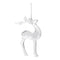 Melrose Clear Bubbled Deer Ornament (Set of 6)