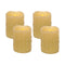 Melrose LED Dripping Wax Pillar Candles (Set of 4)