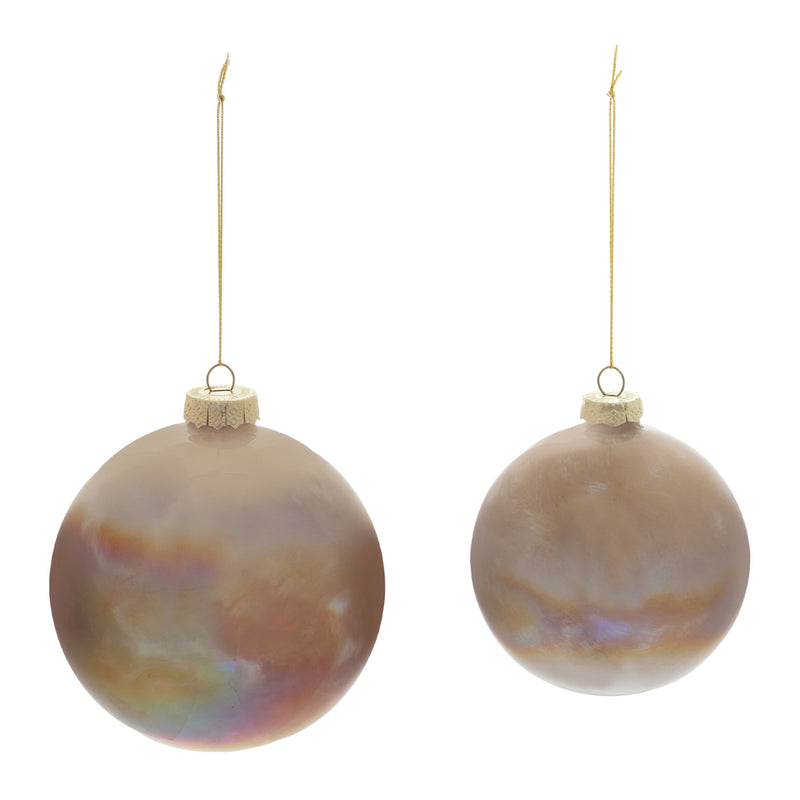 Melrose Iridescent Glass Ball Ornament (Set of 4)