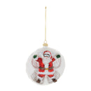 Melrose Santa Snow Angel Ball Ornament (Set of 6)