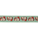 Melrose Nostalgic Santa Print Wired Ribbon (Set of 2)