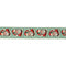 Melrose Nostalgic Santa Print Wired Ribbon (Set of 2)