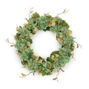 Melrose Hydrangea and Seedum Floral Wreath 32"D