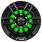 DS18 HYDRO NXL-6BK 6.5" 2-Way Marine Speakers with Integrated RGB LED Lights - Black