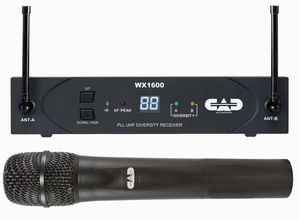 CAD Audio WX1600G StageSelect UHF Wireless Handheld Microphone System