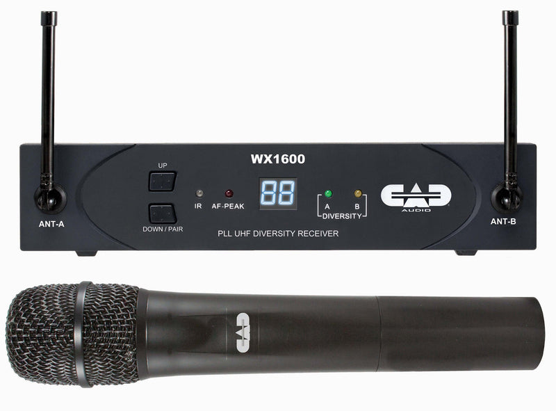 CAD Audio WX1600G StageSelect UHF Wireless Handheld Microphone System