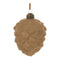 Melrose Flocked Glass Pinecone Ornament (Set of 12)