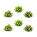 Melrose Varigated Mini Leaf Half Orb (Set of 6)