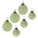 Melrose Ribbed Mercury Glass Ball Ornament (Set of 6)