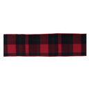 Melrose Red and Black Plaid Wired Ribbon (Set of 2)