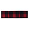 Melrose Red and Black Plaid Wired Ribbon (Set of 2)