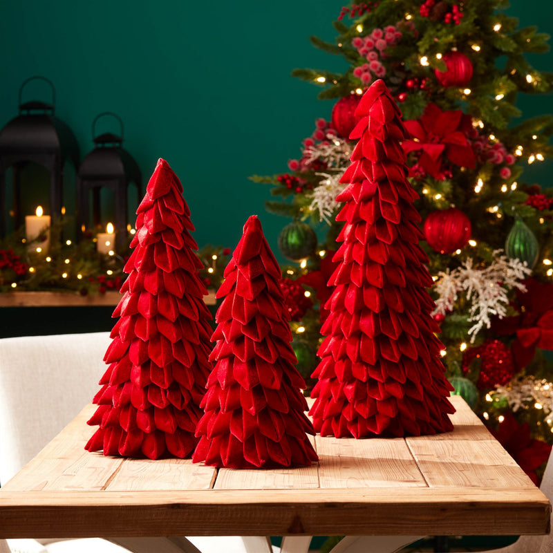 Melrose Fabric Pine Tree (Set of 2)