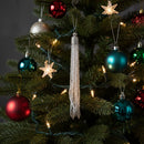 Melrose Iridescent Bead Drop Ornaments – Set of 12