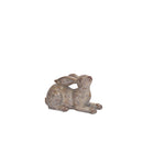 Melrose Weathered Stone Garden Rabbit Figurine (Set of 2) Multicolor