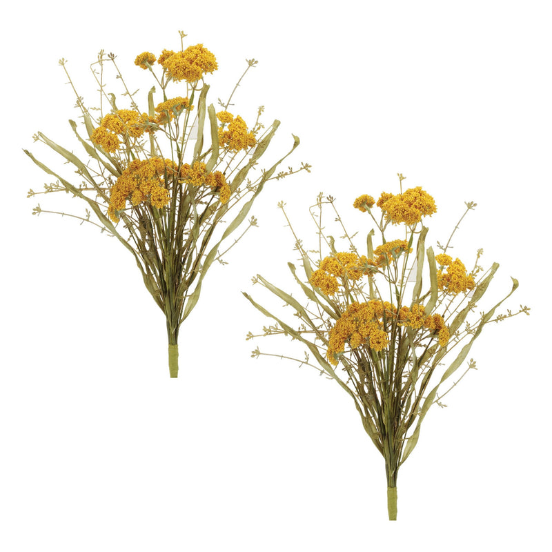 Melrose Heather Floral Bush (Set of 2)