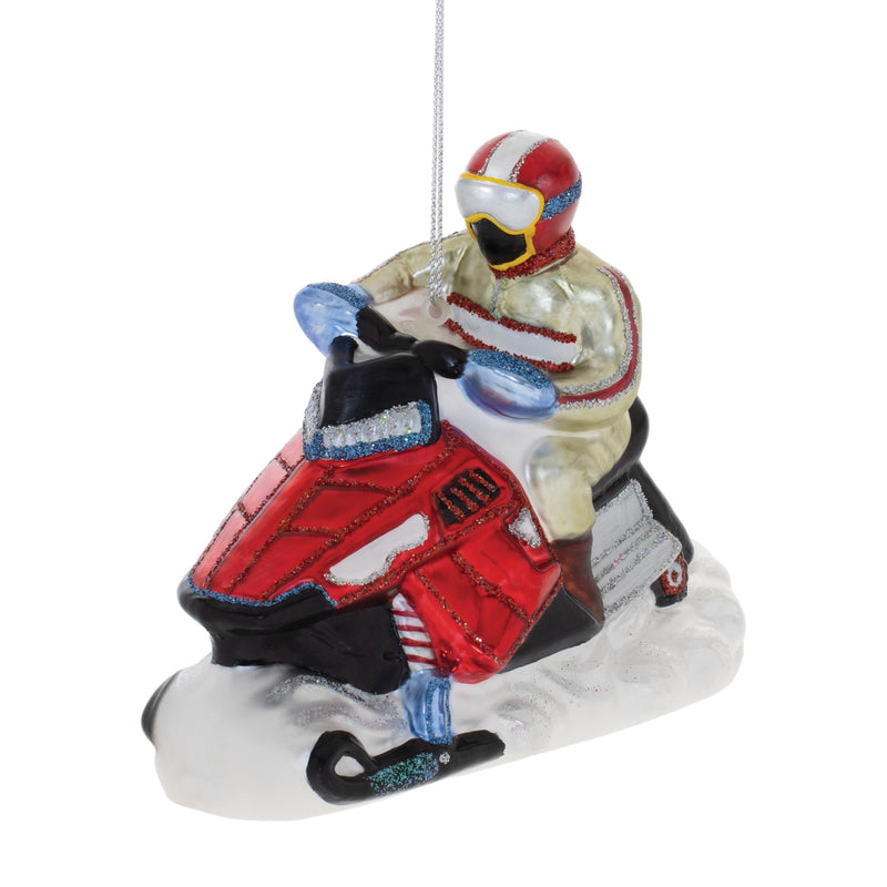 Melrose Snowmobile Ornament (Set of 6)