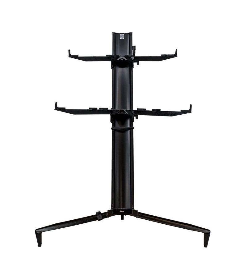Quik Lok Stay Tower 2-Tier Keyboard Stand - Black