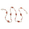 Melrose Glass Reflector Ornament String Garland 6.5"L