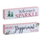 Melrose Holiday Peppermint Sentiment Sign (Set of 2)