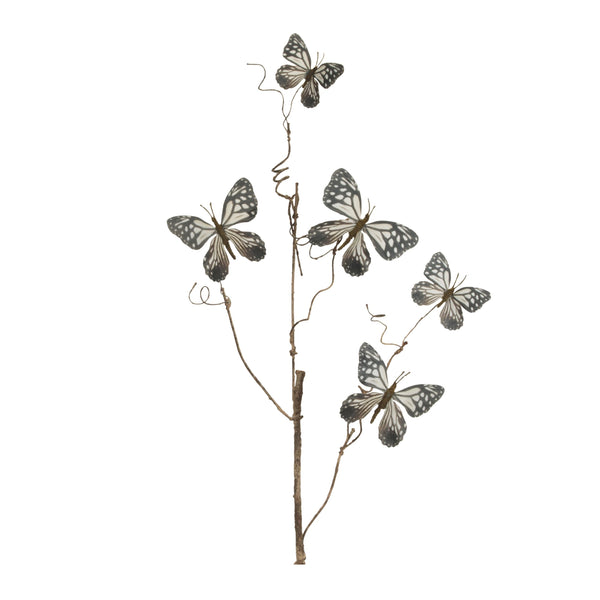 Melrose Butterfly Twig Spray (Set of 4)