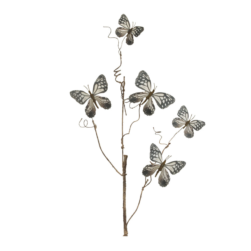 Melrose Butterfly Twig Spray (Set of 4)