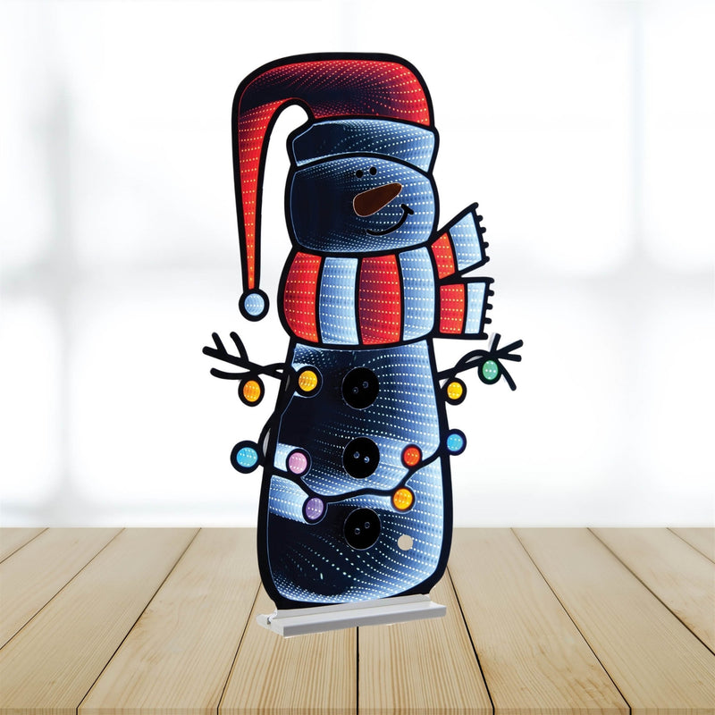 Melrose Holiday Snowman Ekkolight 35"H