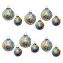 Melrose Iridescent Glass Ball Ornament (Set of 12)